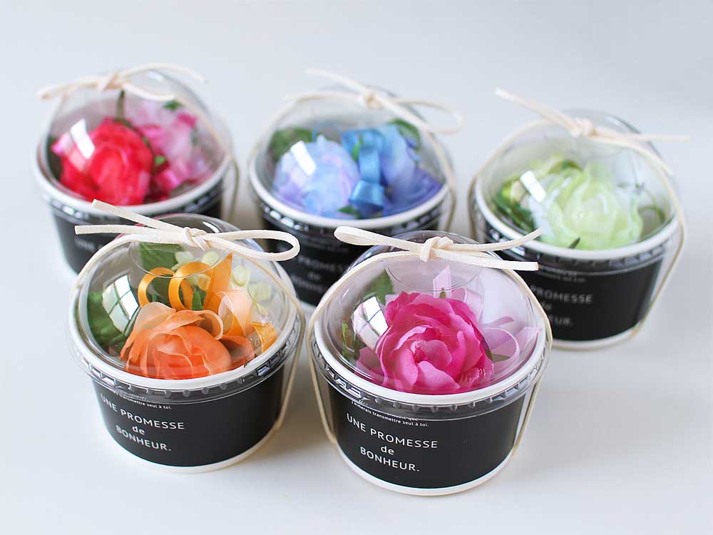 CUM-6 カップインコサージュマリーローズラベンダー