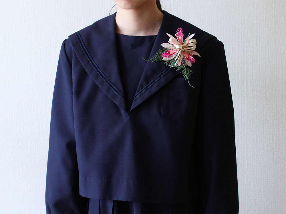 EP3-13 エピ×3輪 ホワイトピンクコサージュ