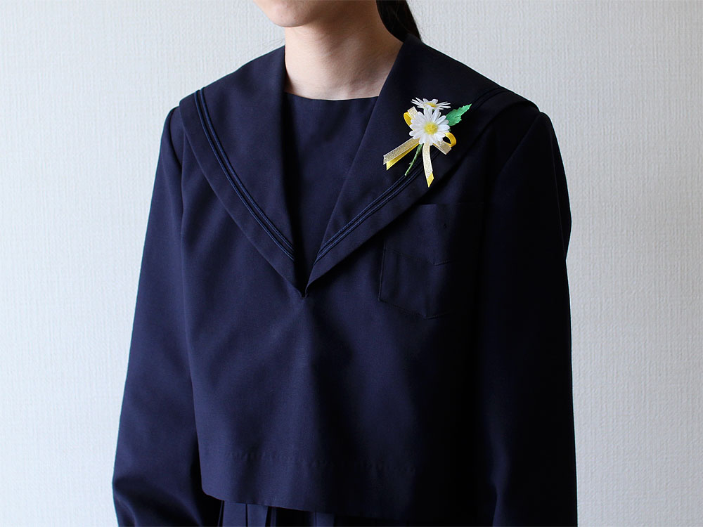 MG2-10 マーガレット×2輪コサージュ