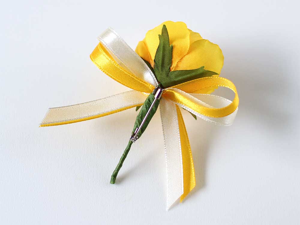 MRN-40 マリーローズNイエローコサージュ(SALE)