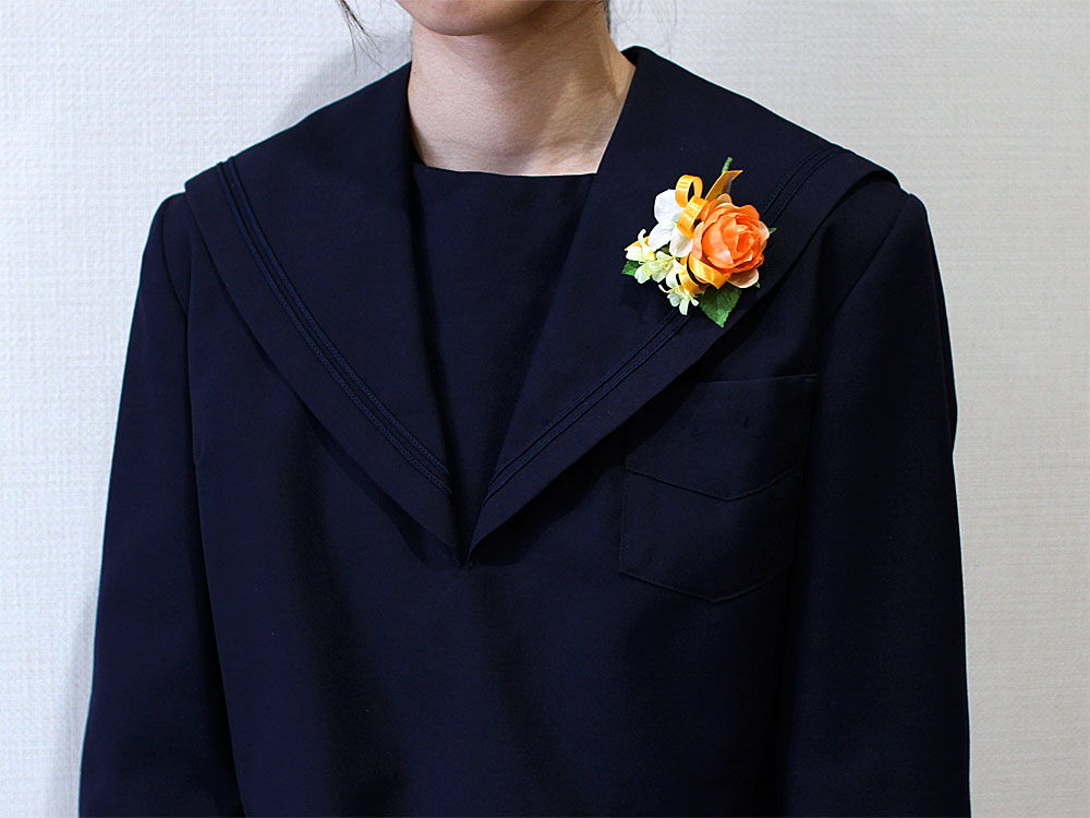 MRX-41 マリーミックスオレンジイエローコサージュ