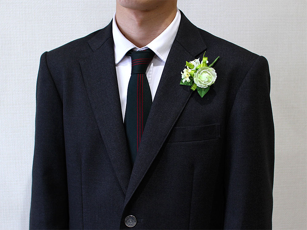 MRX-50 マリーミックスホワイトグリーンコサージュ