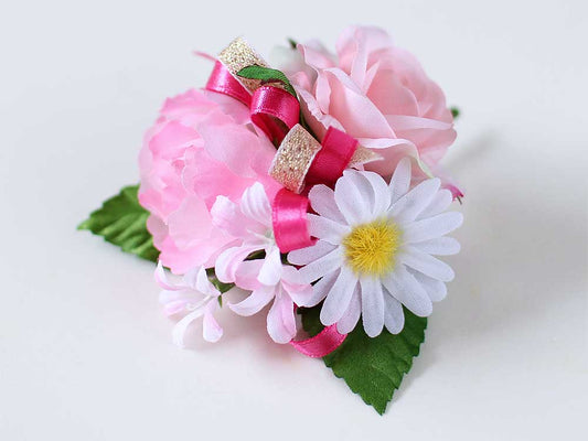 MXF-3 NEWミックスブーケピンクコサージュ