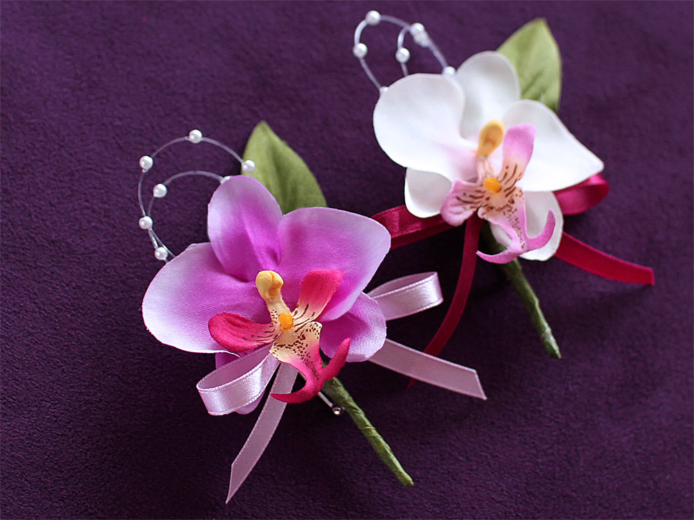 PH1 ミニコチョウラン×1輪コサージュラインナップ