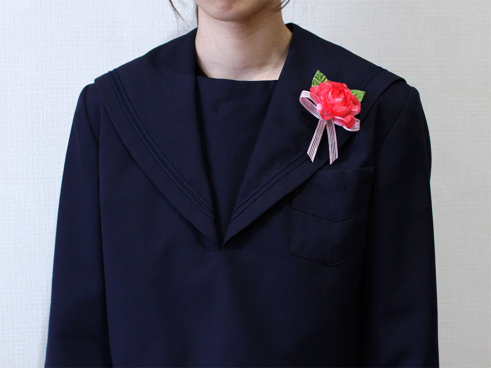 PO-2 ピオニーローズレッドコサージュ