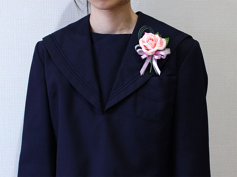 QR-3 スクエアローズピンクコサージュ