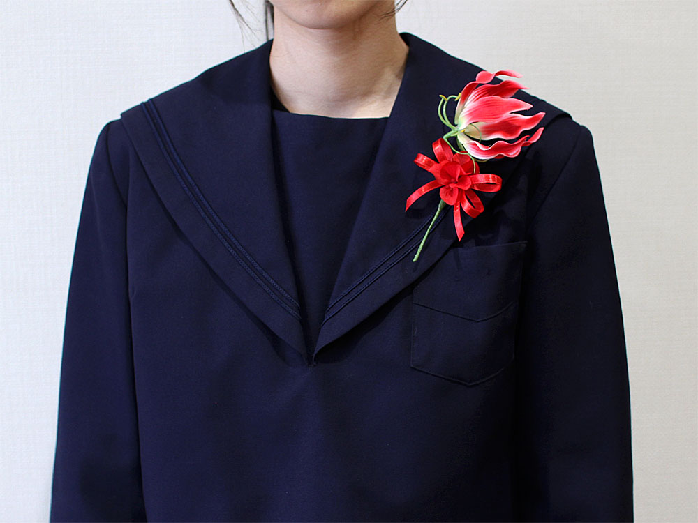 ZGO-2 NEWグロリオサレッドコサージュ